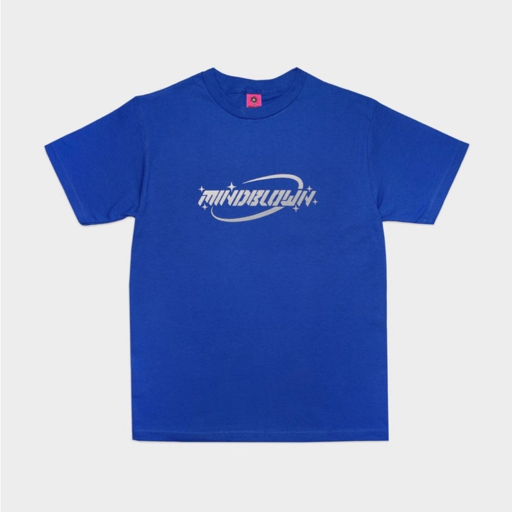 UO Blue MINDBLOWN Blue Cyber Tee